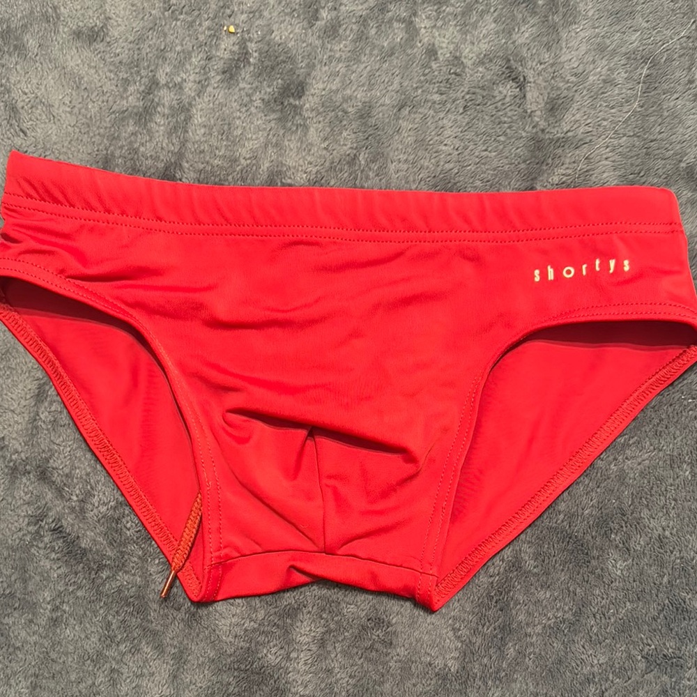 Red Shortys Swim Briefs